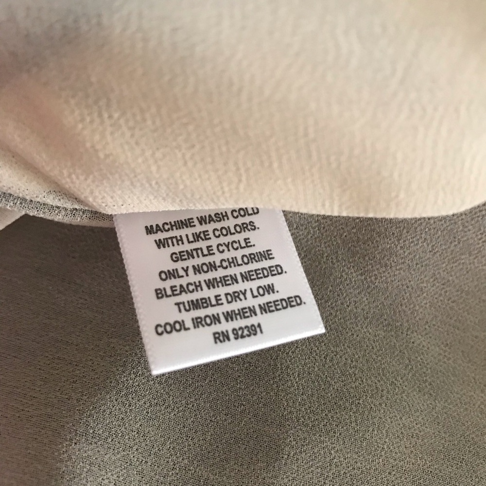 Bar III sheer button down - Picture 3 of 5